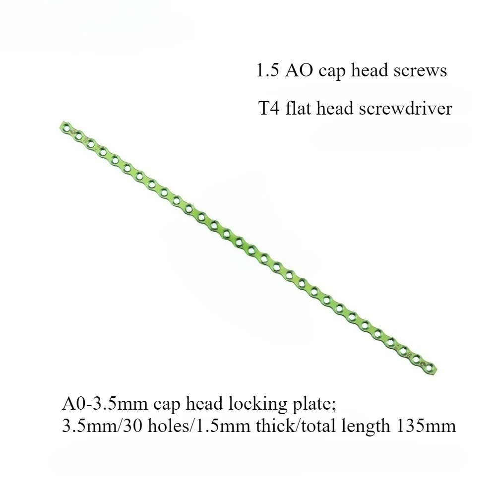 Titanium Cap Locking Bone Plate, Nail Cap Locking Titanium Plate, Locking Tailoring Bone Plate, Small Animal Orthopedics