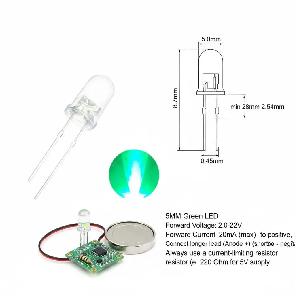 SAMIROB 100PCS/LOT 3mm LED Diode Kit F3 Light Emitting Warm White Green Red Blue Yellow Orange Purple UV Pink LED DIY