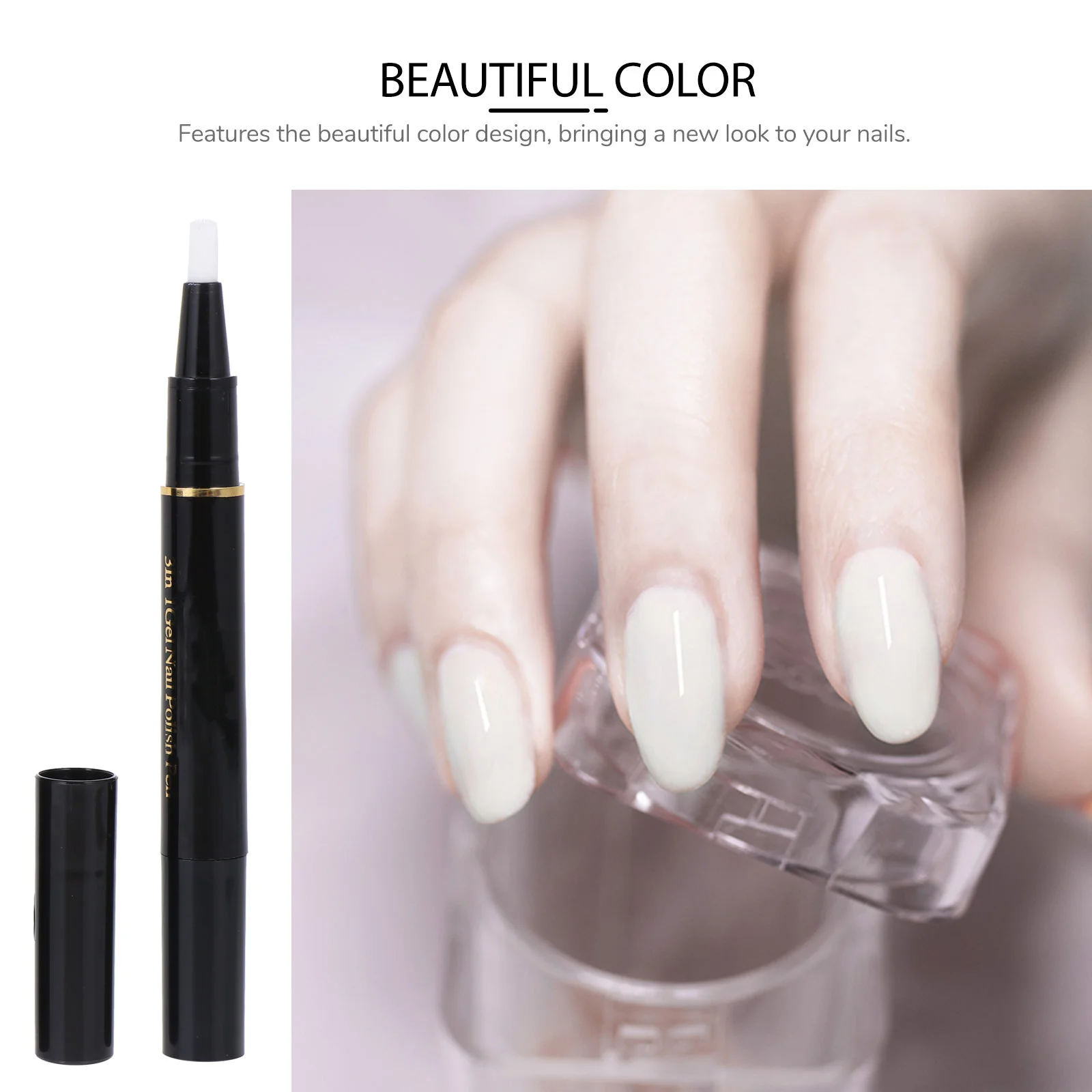 Vernis à ongles Gel pour femme, stylo, outil de manucure, accessoire de décoration, bricolage, 3 pièces