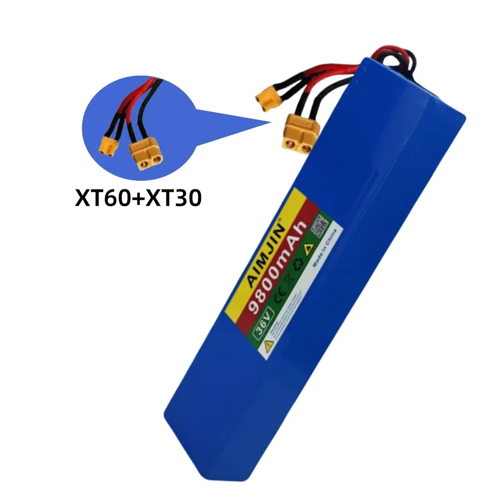 Batería de patinete eléctrico 10S3P 18650 36V 9800mAh, adecuada para XT60 + XT30 para Joyor Y1 X1 F3 A3