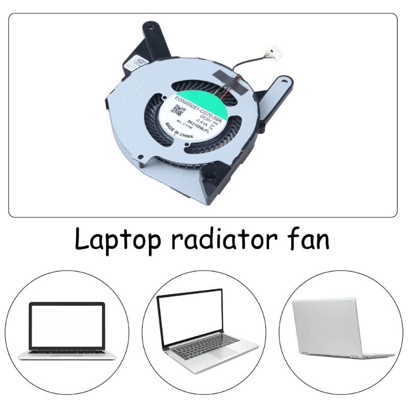 CPU 냉각 팬 DC5V 0.41A 4pin 노트북 CPU 쿨러 라디에이터 5410 0HHKD2 HHKD2 컴퓨터 액세서리