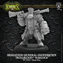 Modell kit harz kit HORDEN BRIGADIER ALLGEMEINE GUNNBJORN TROLLBLOODTM WARLOCK