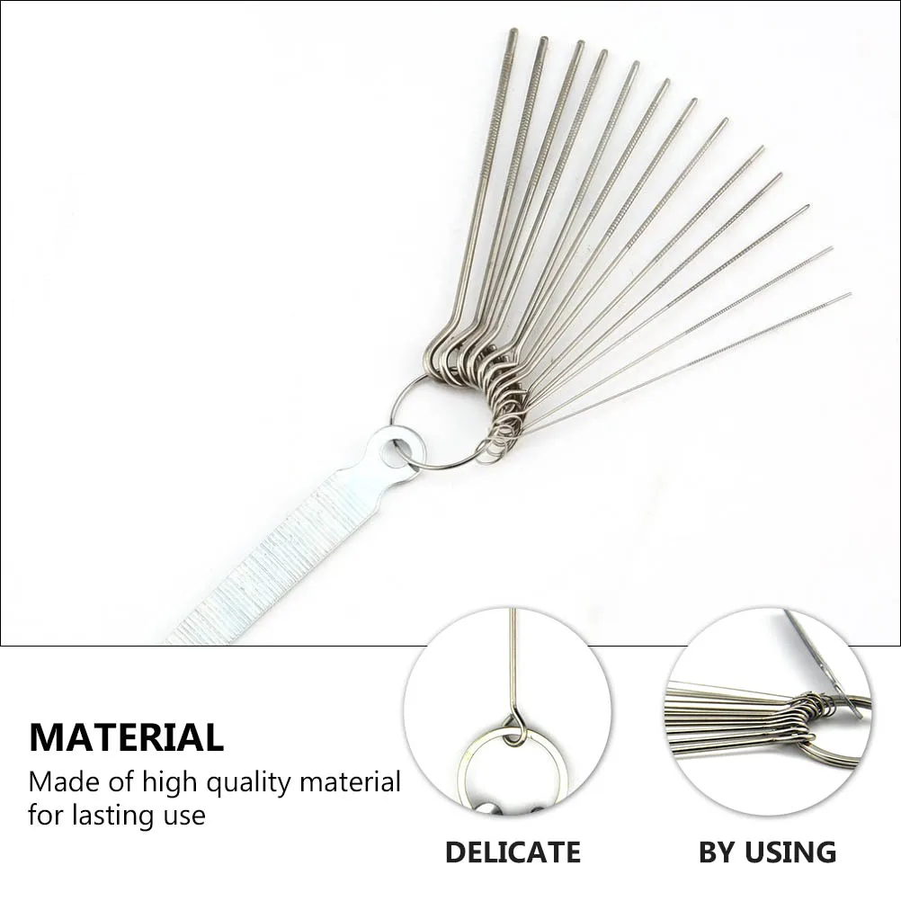 

10PCS Guitar Nut File Alloy Tool for Filing String Bridge Slot Acoustic Fret Needle Files Set Multiple Sizes S paper Polishing