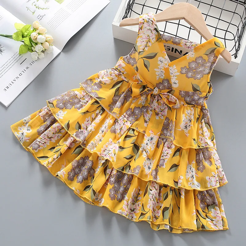 

PatPat Baby / Toddler Girl Pretty Floral Print Layered Dresses