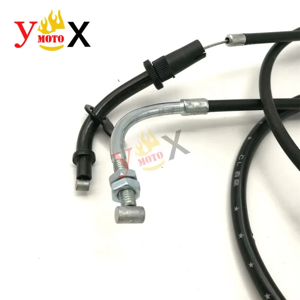 Motorcycle Push&Pull Throttle Cable Line Wires for YAMAHA Dragstar Vstar 650 XVS650 XVS650A XVS650AT V-Star DS 400 650 1998-2014