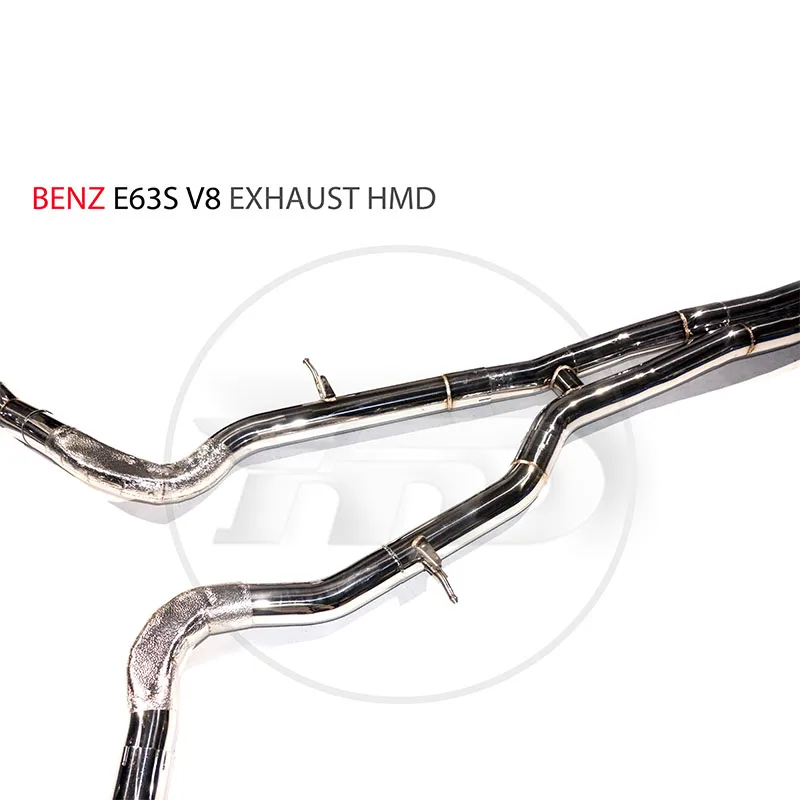 

HMD Stainless Steel exhaust System Catback for Mercedes-Benz E63S 2016-2018 Auto accessories Custom valve nozzle muffler