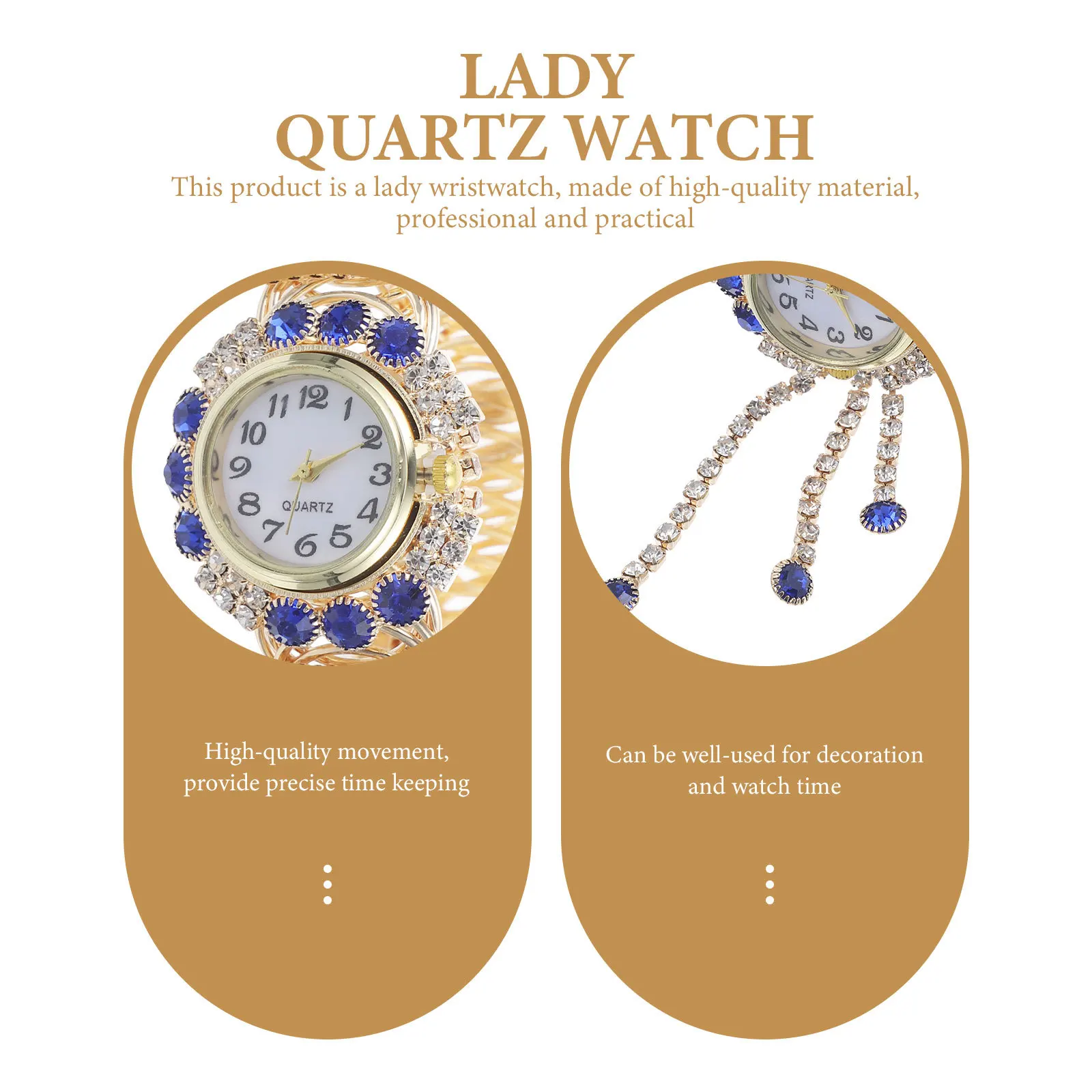 

1Pcs Quartz Wristwatch Lady Bracelet Small Elegant Fashion Jewelry Birthday Christmas Gift Quartz Watch Bracelet Watch