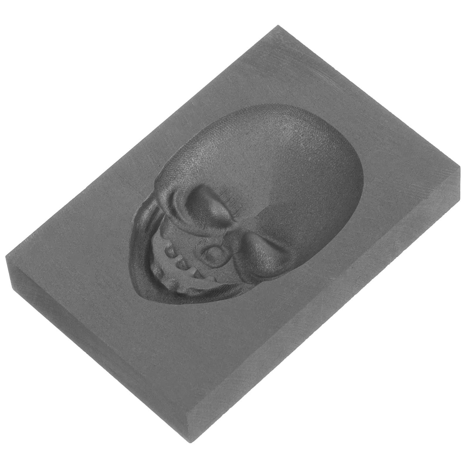 Skull Graphite Casting Ingot Mold for Gold Silver Copper Melting Tool High Density Thermal Stability Small Volume Metal