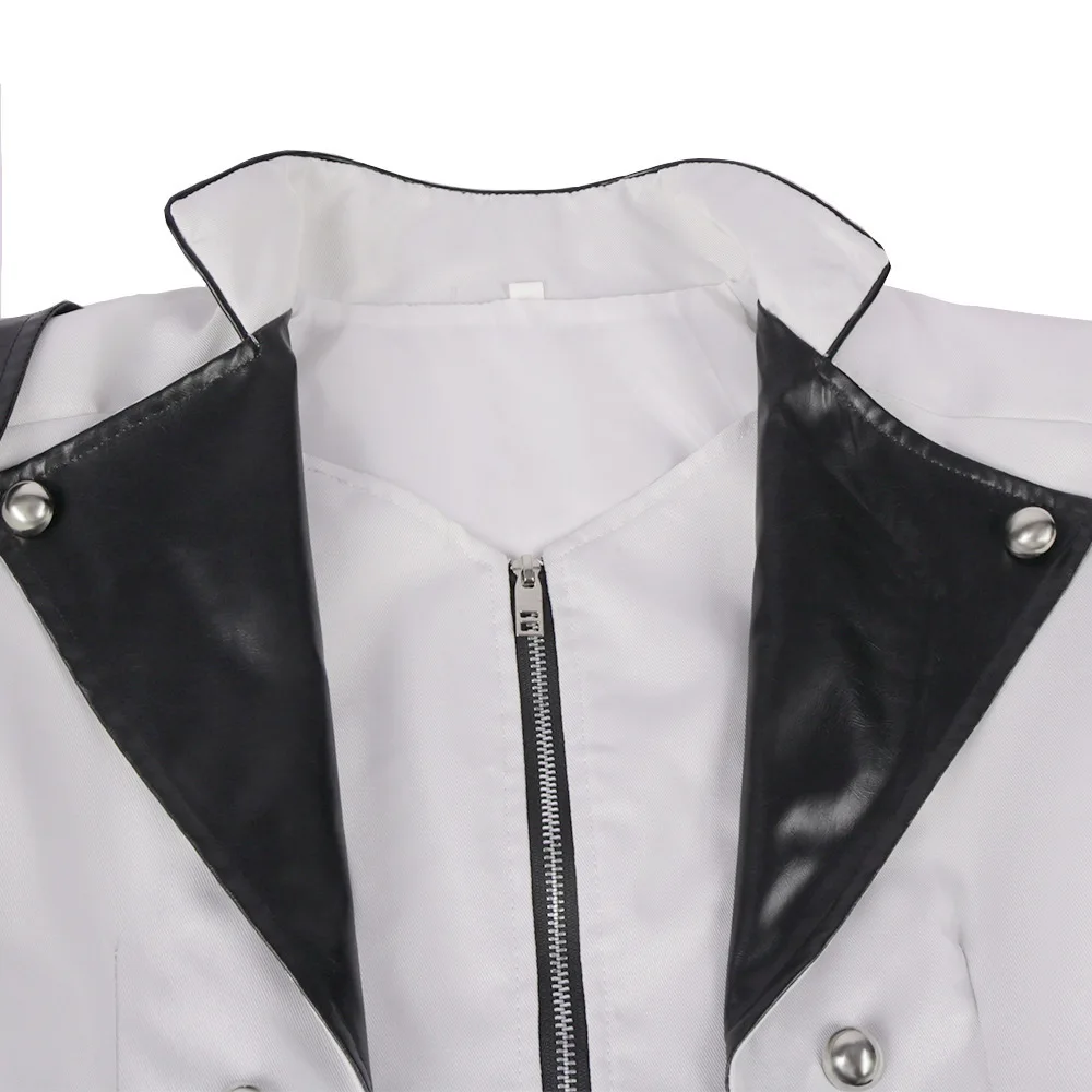 Neuer Halloween Mittelalterlicher Hofbankett Langer Mantel mit Reißverschluss Schlitz Bühnenkostüm Damen Ethnische Faion Traditionell...