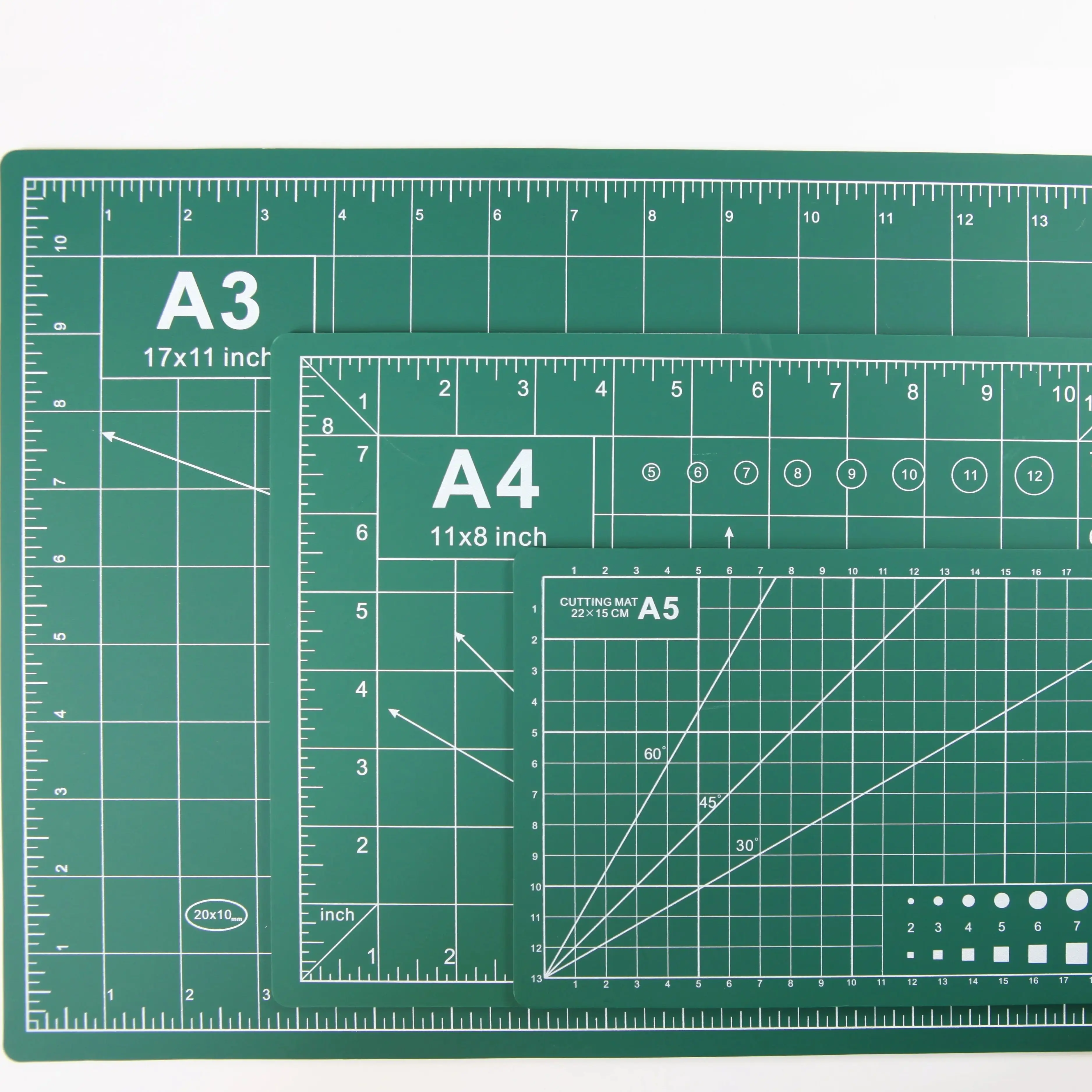Tapis de découpe en PVC A3A4A5, établi, Patchwork, tampon de coupe, couture manuelle, couteau de bricolage, gravure du cuir, planche de coupe, sous-couche simple face