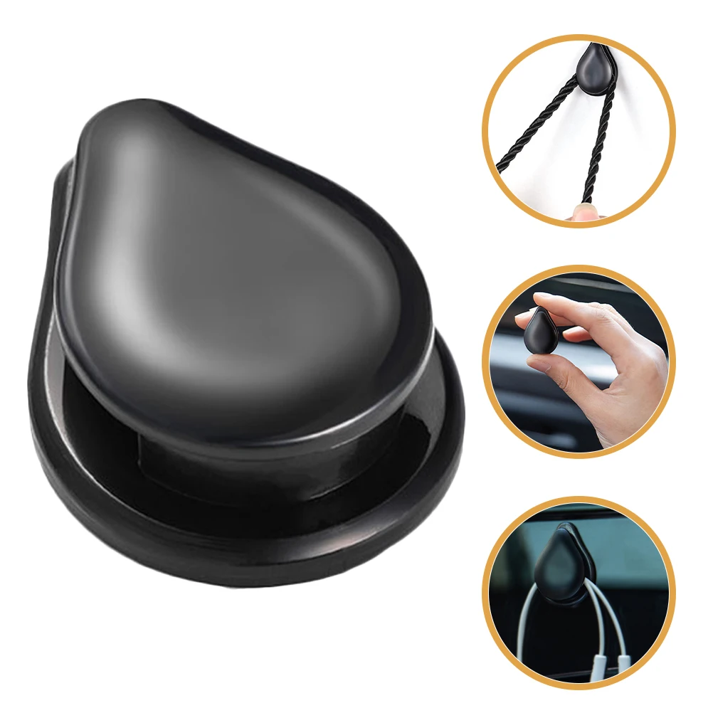 

8pcs Mini Adhesive Dashboard Hook Keys Earphones Stick On Wall Hanger Vehicle Interior Accessories Auto Supply Reusable