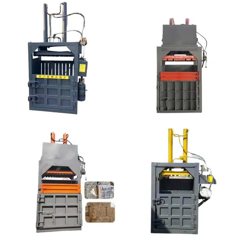 Multi Functional Plastic Bottle Compactor Hydraulic Baler Scrap Baling Machine for Clothes