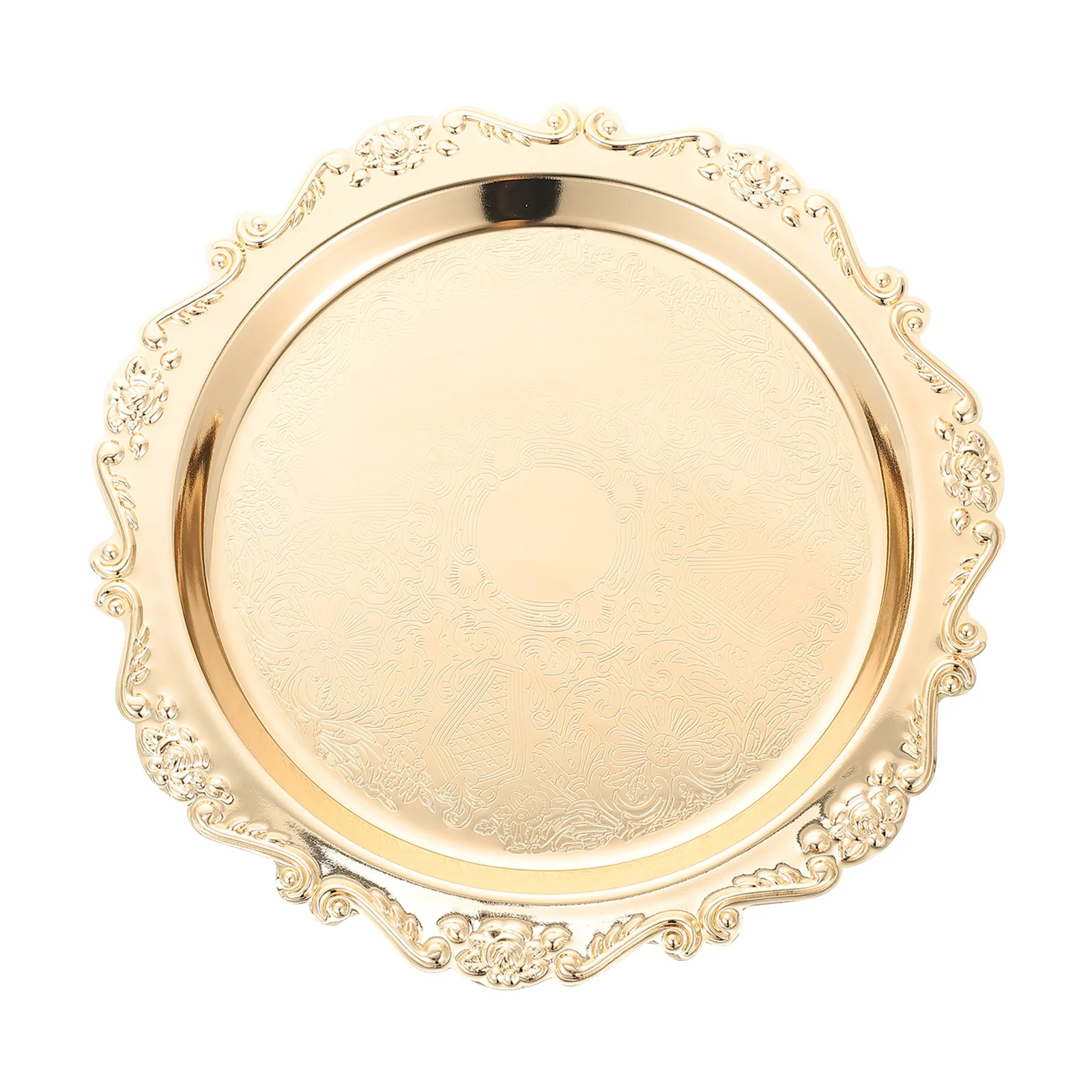 

Fruit Tray Premium Stainless Steel Creative Design Snack Storage Container Dessert Plate Fruit Holder for Dining