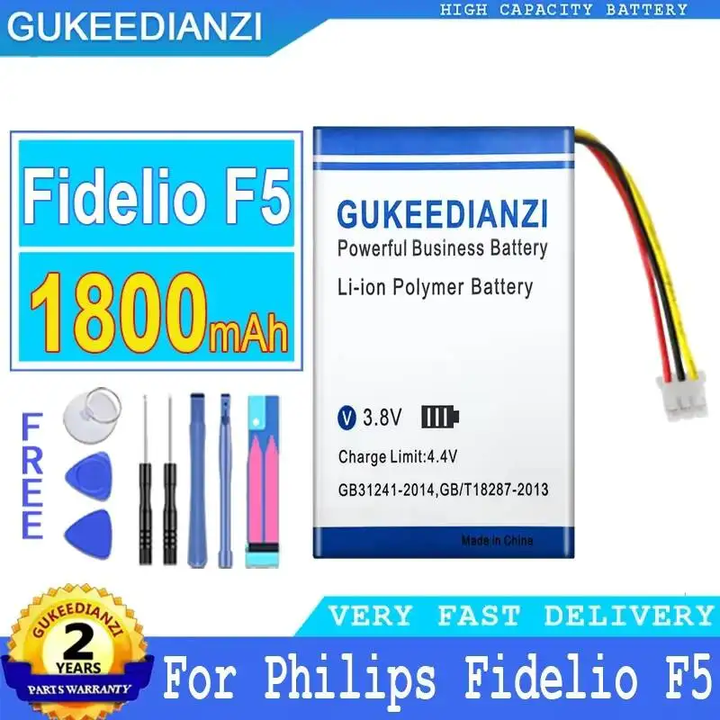 

Safe High-Efficiency 1800mAh For Philips Fidelio F5 Stereo Battery