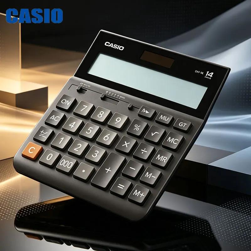 Casio DH-14/MH-12/fx-82ES Professional business office calculator - minimalist and advanced design - data analysis