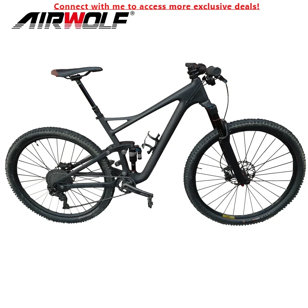 

29er Full Suspension Carbon Mountain Bike Frame With Suspension Fork Mtb Frame Carbon 29