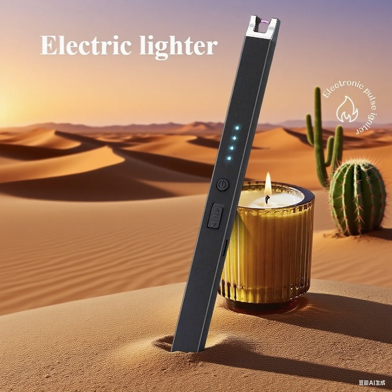 

Kitchen Hook Windproof Electronic Pulse Igniter USB Lighter Dual Safety Switch Battery Display Portable Type-C Electric Lighters