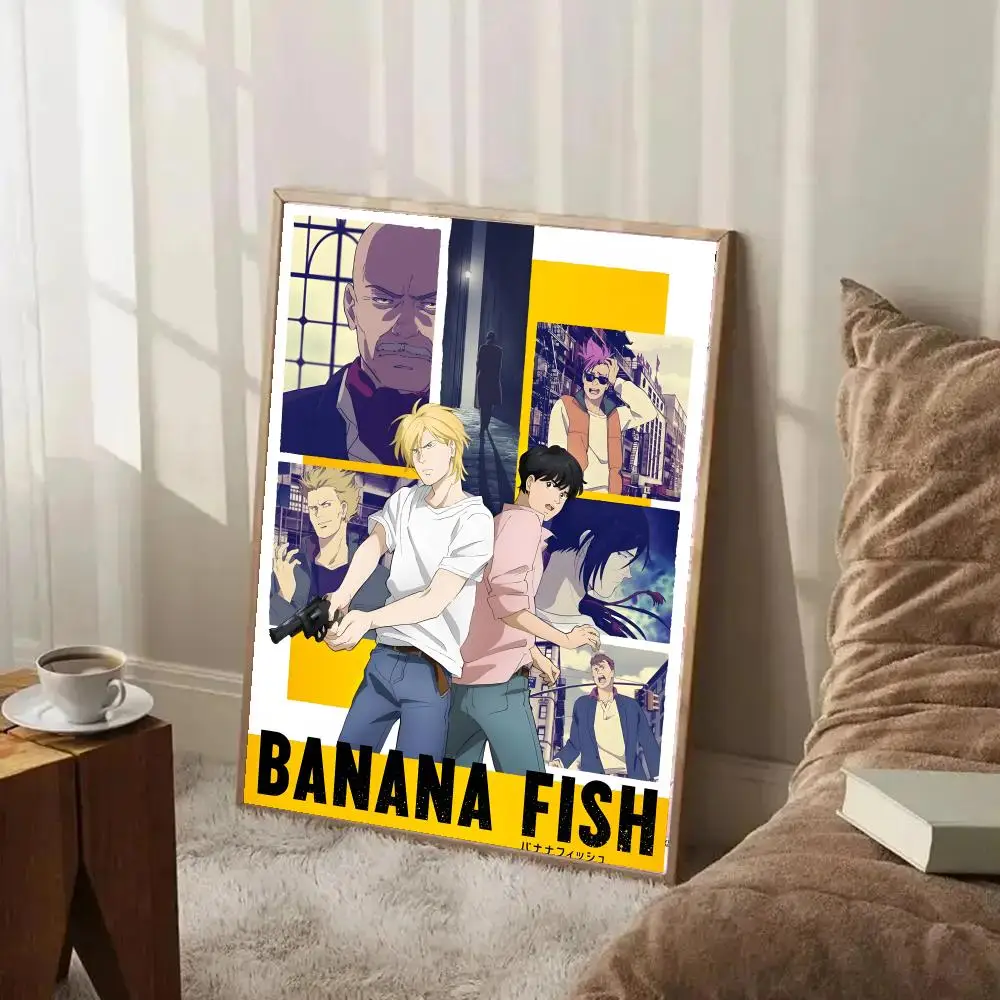 Banana Fish Anime-Leinwand-Poster, Kunst, HD, fortschrittliches ästhetisches Druckpapier, Wandkunst für Wohnzimmer, Heimdekoration – Detail 9