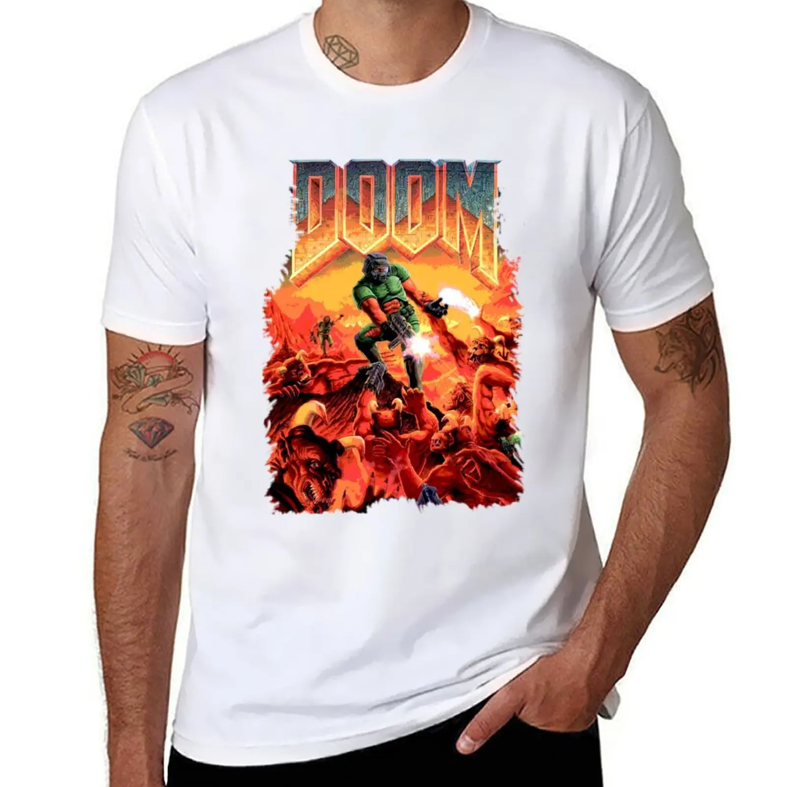 2026 Neue Mode Einfarbiges Schlichtes T-Shirt Dünner Atmungsaktiver Stoff Tägliches Streetwear Basic Kurzarm-Oberteil – Detail 1