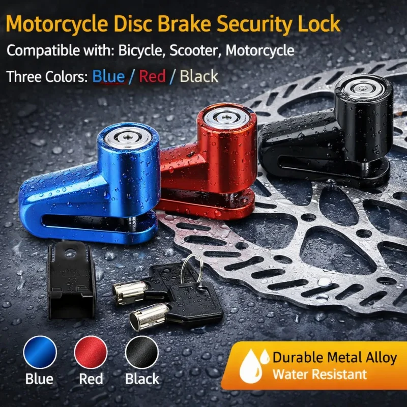 

Замок для мотоцикла, противоугонный замок для дискового тормоза, аксессуары для снаряжения для верховой езды, аксессуары для мотоциклов