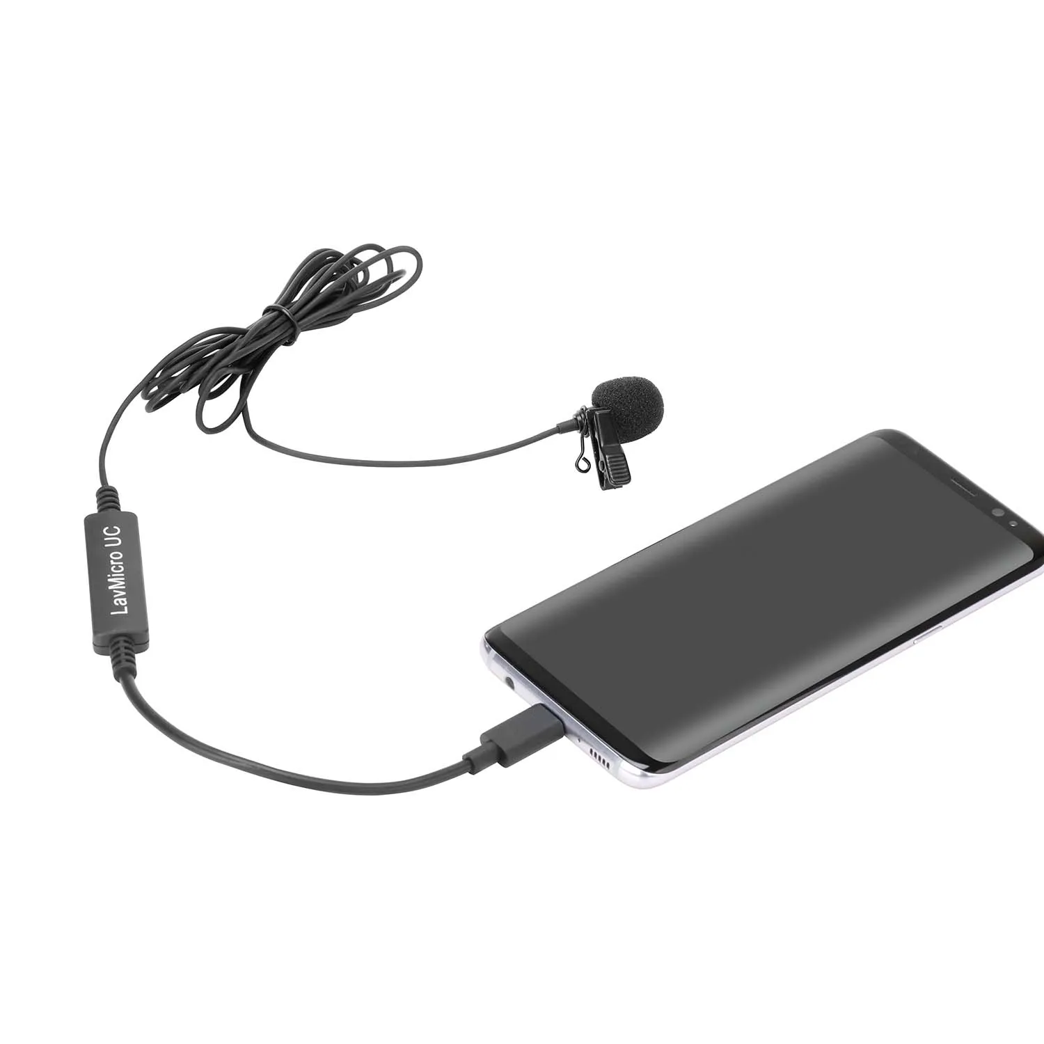 Saramonic LavMicro UC Type-C Lavalier Lapel Microphone Omnidirectional Condenser Mic For Smartphone Tablets Macbook Record