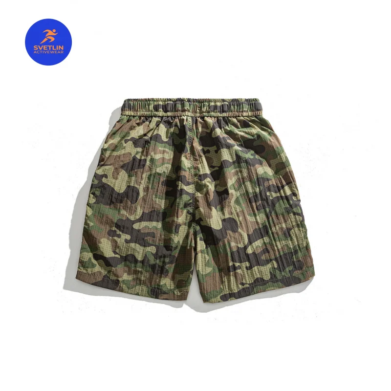 SVETLIN US EU Size High Quality Casual Shorts Summer Travel Workout Running Quick Dry Camouflage Work Shorts For Men