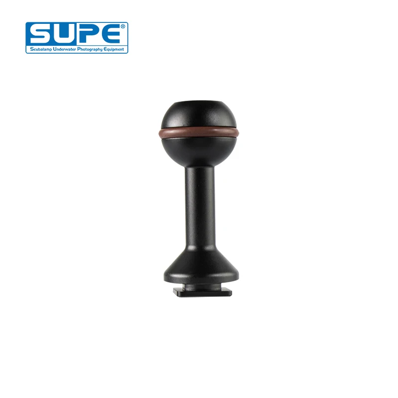 ScubaLamp Diving Shell Cold Hot Shoe Adapter Ball Adaptor Mount Base Connector Gopro Tg6 5 Camera Housing Underwater Photography