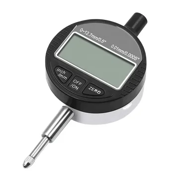 Digital Dial Indicator Gauge 0-12.7mm Electronic Protractor Measuring Tool With 0.01mm Accuracy