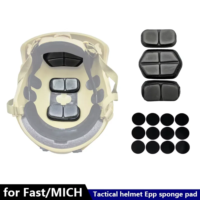 Tactical Airsoft Helmet Pads Replacement Pads Cushion EPP Foam Padding Kits Accessories for Fast/MICH