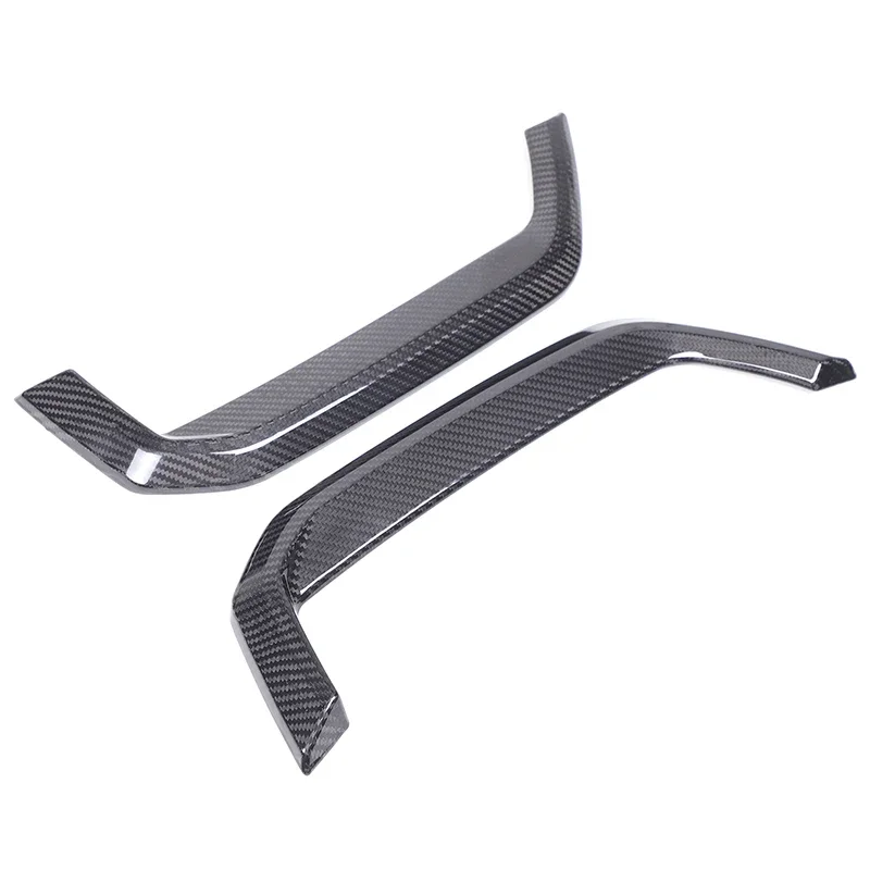 For BMW 5 Series G60 2024 Real Carbon Fiber Car Tailpipe Upper Decorative Frame Sticker Car Accessories