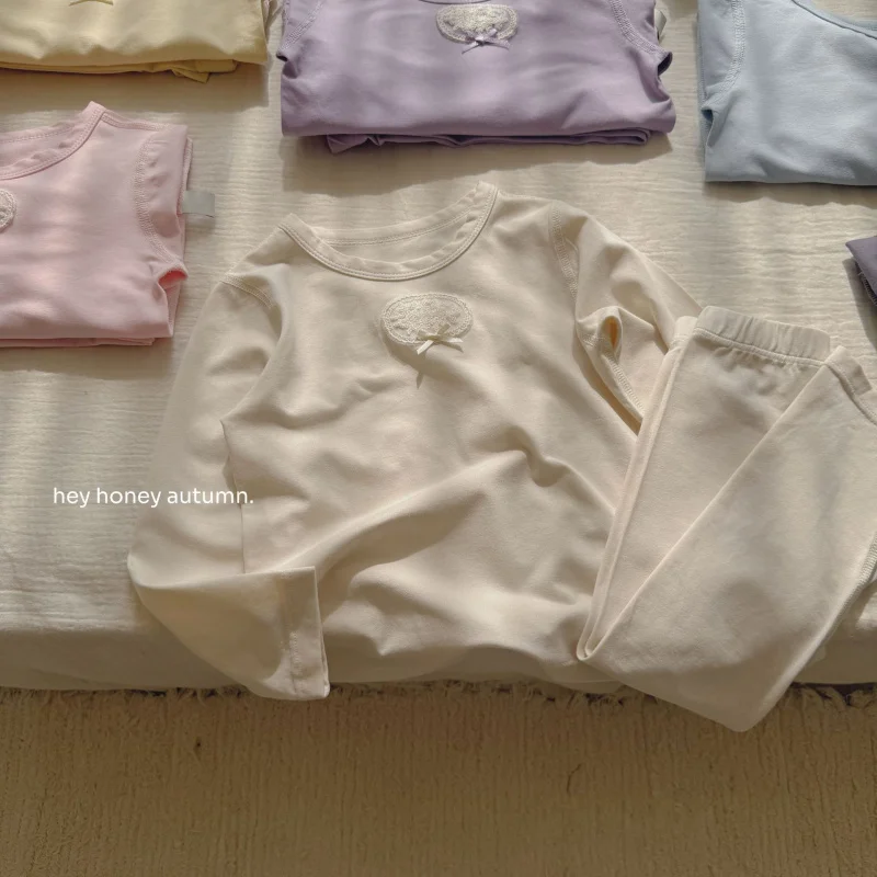 

Children's Pajamas Suit for Girls Boys Casual Clothes Sets Baby Kids Modal Cotton Underwear Long Johns 2Pcs Costume Outfits Set