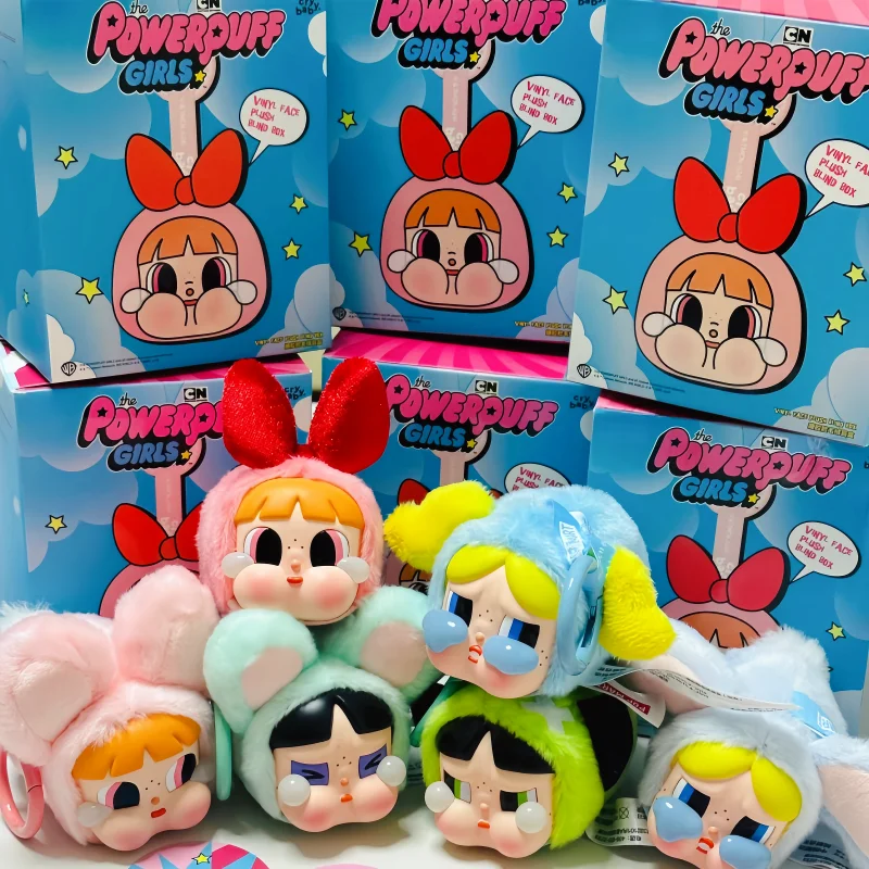 Hot Crybaby Series Vinyl Face Plush Toy Pendant Cartoon Room Decoration Stuffed Cute Dolls Keychain Trendy Toy Kid Birthday Gift