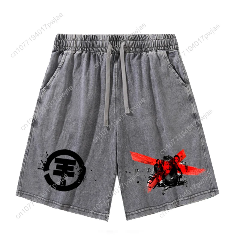 

Tokio Hotel Rock Band Shorts Mans Womans Teenager Retro Short Pants Vintage Cotton Elastic Soft Beach Shorts Customized Pants
