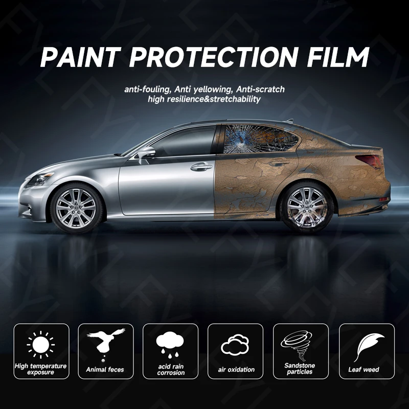 5 jaar garantie TPU PPF Anti-kras Auto Boby Sticker Transparante autolakbeschermingsfilm Ppf voor auto