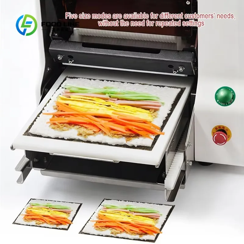 Customized Restaurant-Grade Automatic Countertop Sushi Roll Maker, Sushi Robot, Sushi Rice Sheeter