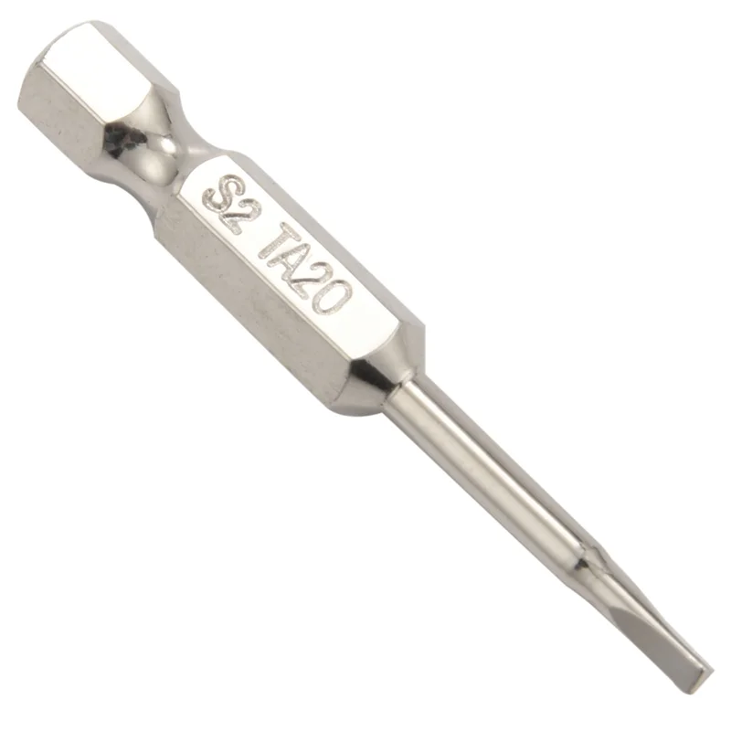 A50i 12pçs pontas de parafuso triangular de aço s2, chave de fenda magnética, cabeça de parafuso triangular antiderrapante 1.8/2/2.3/2.5/2.7/3mm