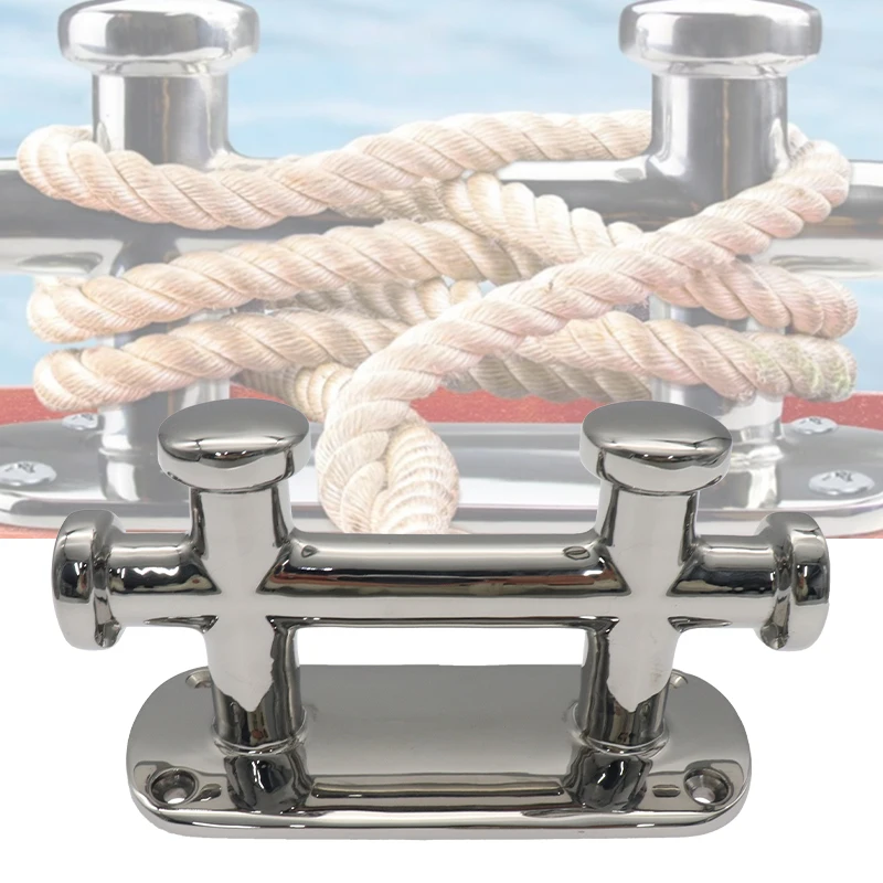 taquet-de-borne-de-bateau-a-double-croix-en-acier-inoxydable-316-materiel-marin-durable-colonne-d'amarrage-pile-de-cable