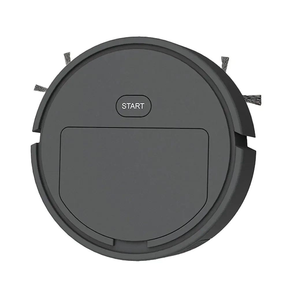 Smart Compact Robot Cleaner For Apartments Efficient Edge And Corner Cleaning Double Sided Brushes Compact Storage Friendly Size