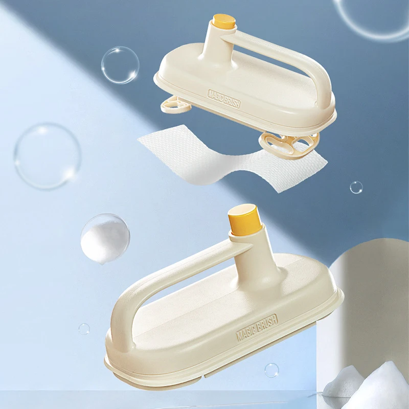 Kitchen Cleaning Brush Thickened Hundred Cleaning Cloth Sponge Block Bathtub Sink Cleaning Brush Household Cleaning Brush