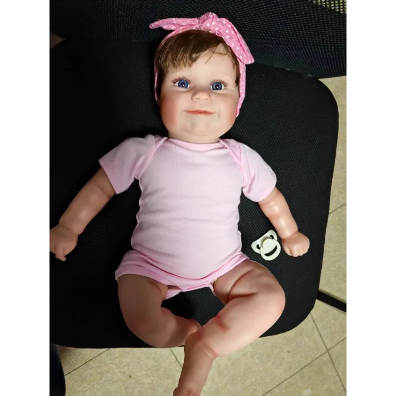 ตุ๊กตาเด็กผู้หญิง Maddie ขนาด 50 ซม. ทำจากซิลิโคนไวนิลนุ่มเหมือนจริง พร้อมผมฝังด้วยมือ