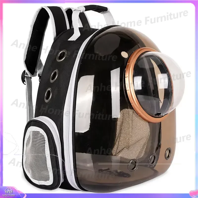 Cat Backpack Carrier Transparent Bubble Space Capsule Pet Travel Bag Portable Breathable Dog Puppy Outdoor Hiking Sling