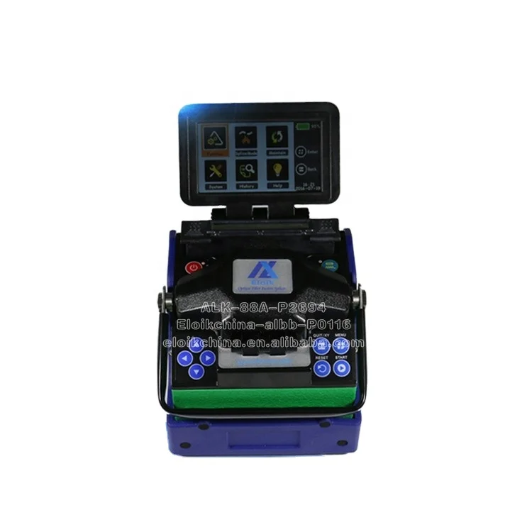 Automatic Fiber Fusion Splicer Eloik ALK-88A with Core to Core Alignment and Four Motors Fiber Fusion Splicing Machine