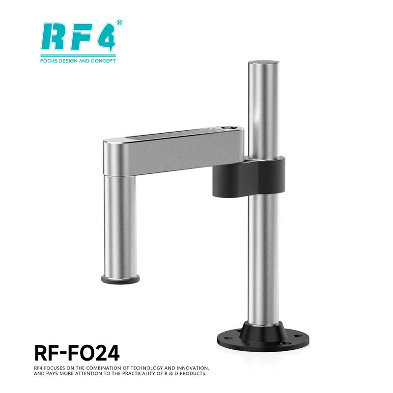 RF4 RF-FO24/FO25/FO26 360° Rotate Lift Adjustable Microscope Swing Arm Stand Universal Aluminum Alloy Telescopic Folding Bracket