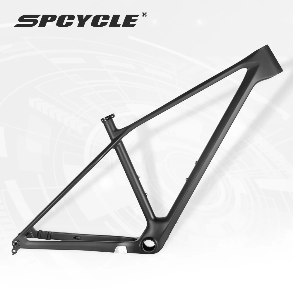 Spcycle 2024 New 29er T1000 Carbon Mountain Bike Frame 148x12mm Boost BB92 UDH Hanger Hardtail 29er MTB Carbon Frame