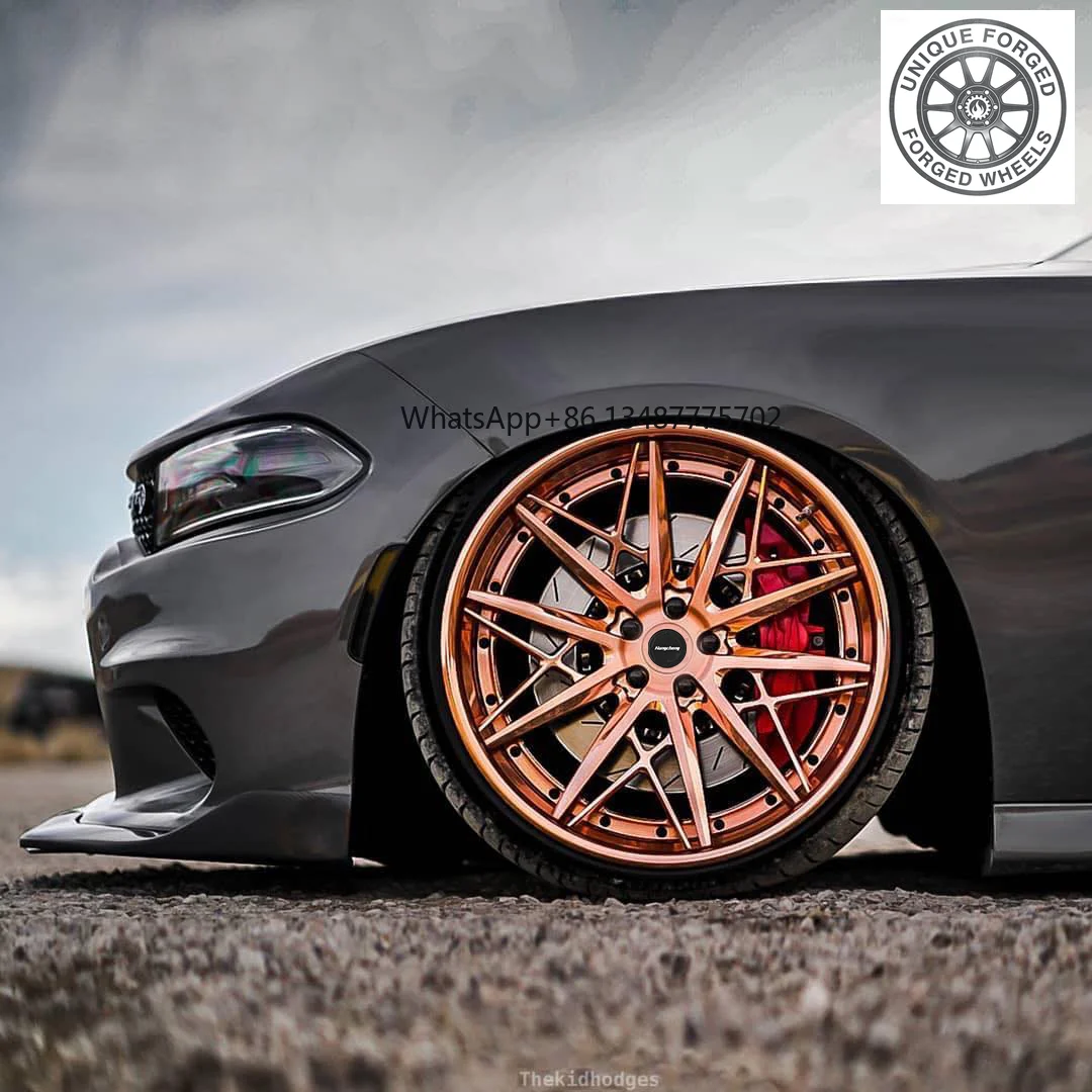 New style Custom 15 16 17 18 19 20 21 22 23 24 Inch 2 Piece Forged Wheels 5x108 5x112 5x120 Forged Rim For BMW For Mercedes For