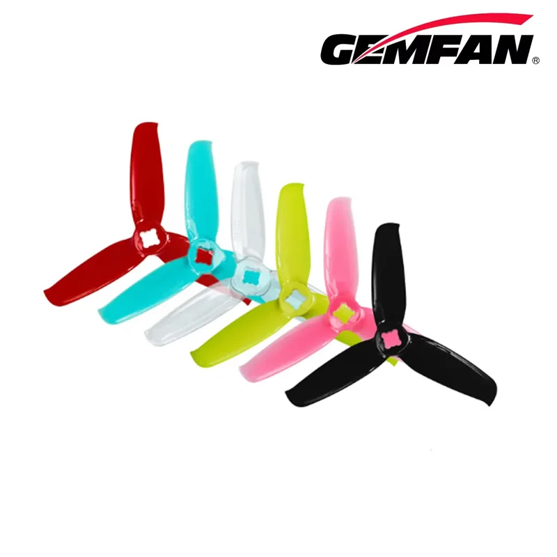 

4 Pairs Gemfan Flash 3052 1.5mm/5mm 3inch 3-Blade PC Propeller for RC FPV Racing Freestyle Toothpick Cinewhoop Ducted Drones