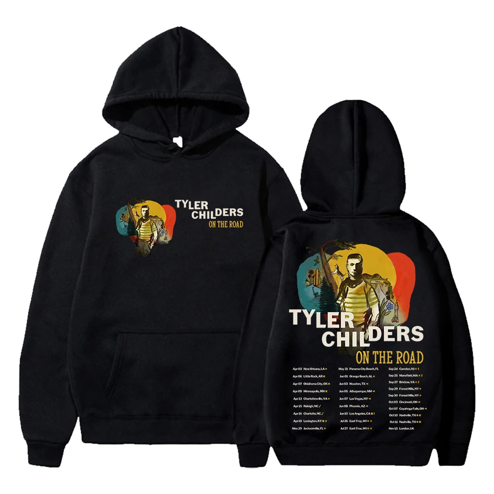 

Tyler Childers On The Road Tour 2025 Hoodie Unisex Long Sleeve Streetwear Women Men Hooded Sweatshirts Trendy Outfits