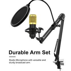 Professional BM-800 Condenser Microphone Live Karaoke Song Game Recording Microphone Mobile Phone Computer General Equipment