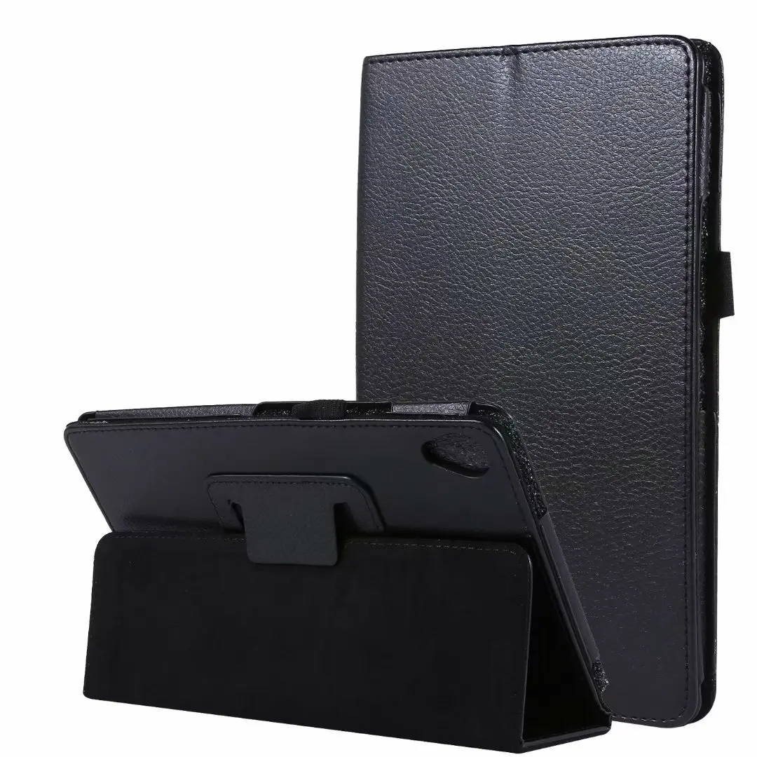 Litch PU Leather Case For Lenovo Tab M8 TB-8505F TB-8505X 8.0 inch Tablet Cover for M8 FHD TB-8705F Case +Film Pen