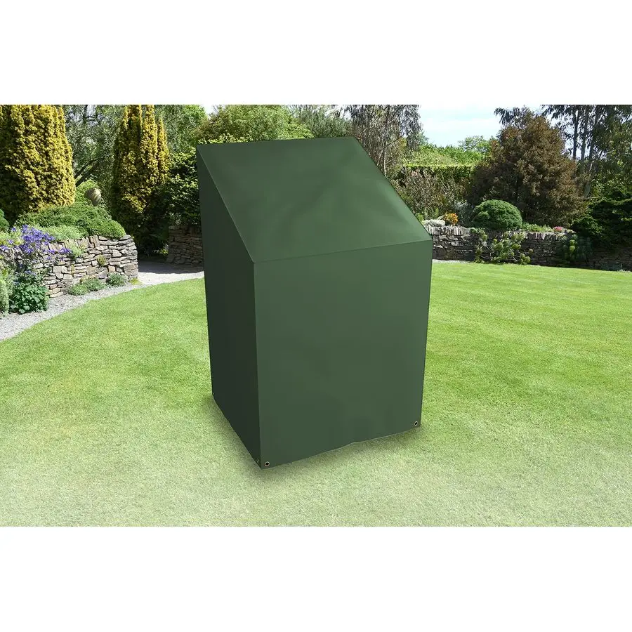 

Weatherproof Stacking Chairs Cover, 42 High at Back 27 at Front x 27 Deep x 24 Wide, Green